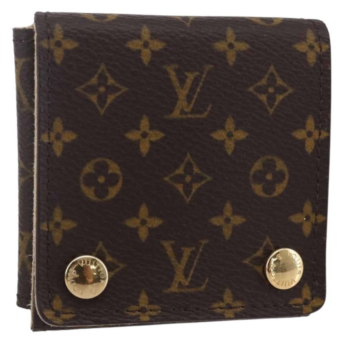 LOUIS VUITTON Monogram Jewelry Box Auth BA8362 France (1 of 18)