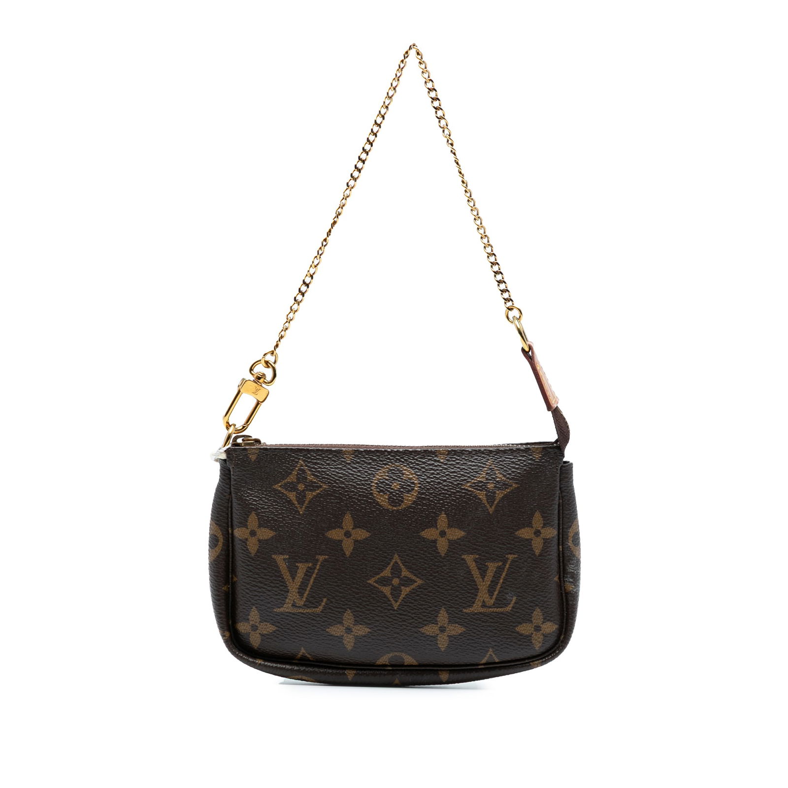 Louis Vuitton Monogram Mini Pochette Accessoires Brown Fabric Bag (1 of 7)