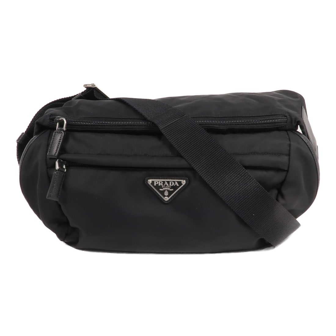 PRADA Nylon Shoulder Bag Black Made in Italy (1 of 18)