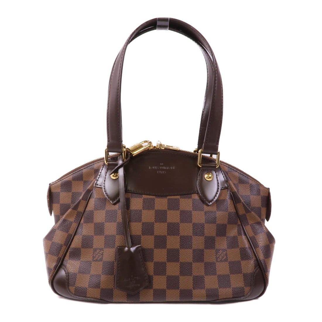 LOUIS VUITTON Verona PM Shoulder Bag N41117 Brown PVC (1 of 14)