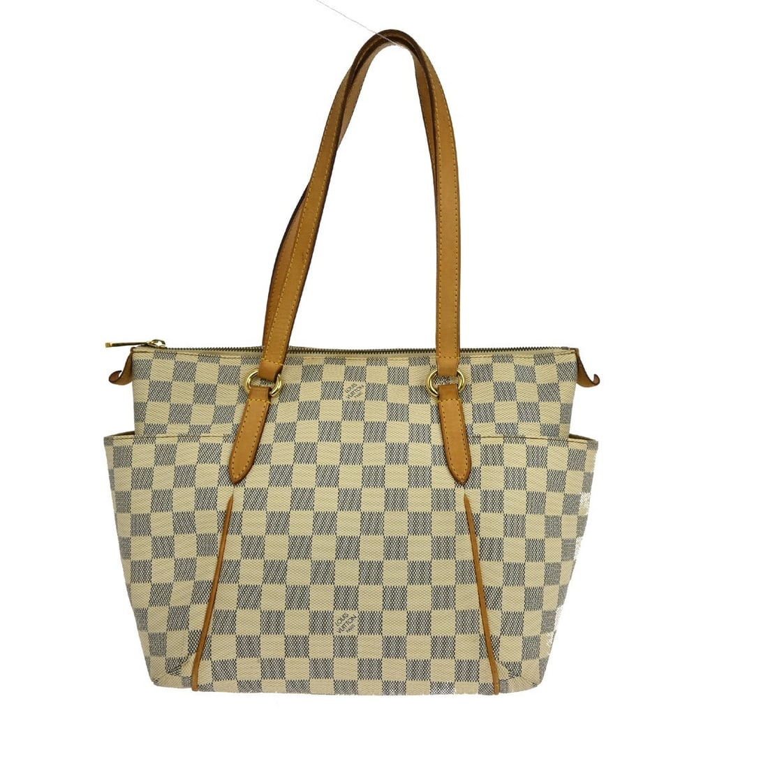 LOUIS VUITTON DAMIER AZUR TOTALLY PM TOTE BAG N51261: LOUIS VUITTON DAMIER AZUR TOTALLY PM TOTE BAG N51261 This Louis Vuitton Damier Azur Totally PM Tote Bag is a stylish accessory that combines functionality with elegance. Featuring a classic Damier Azu