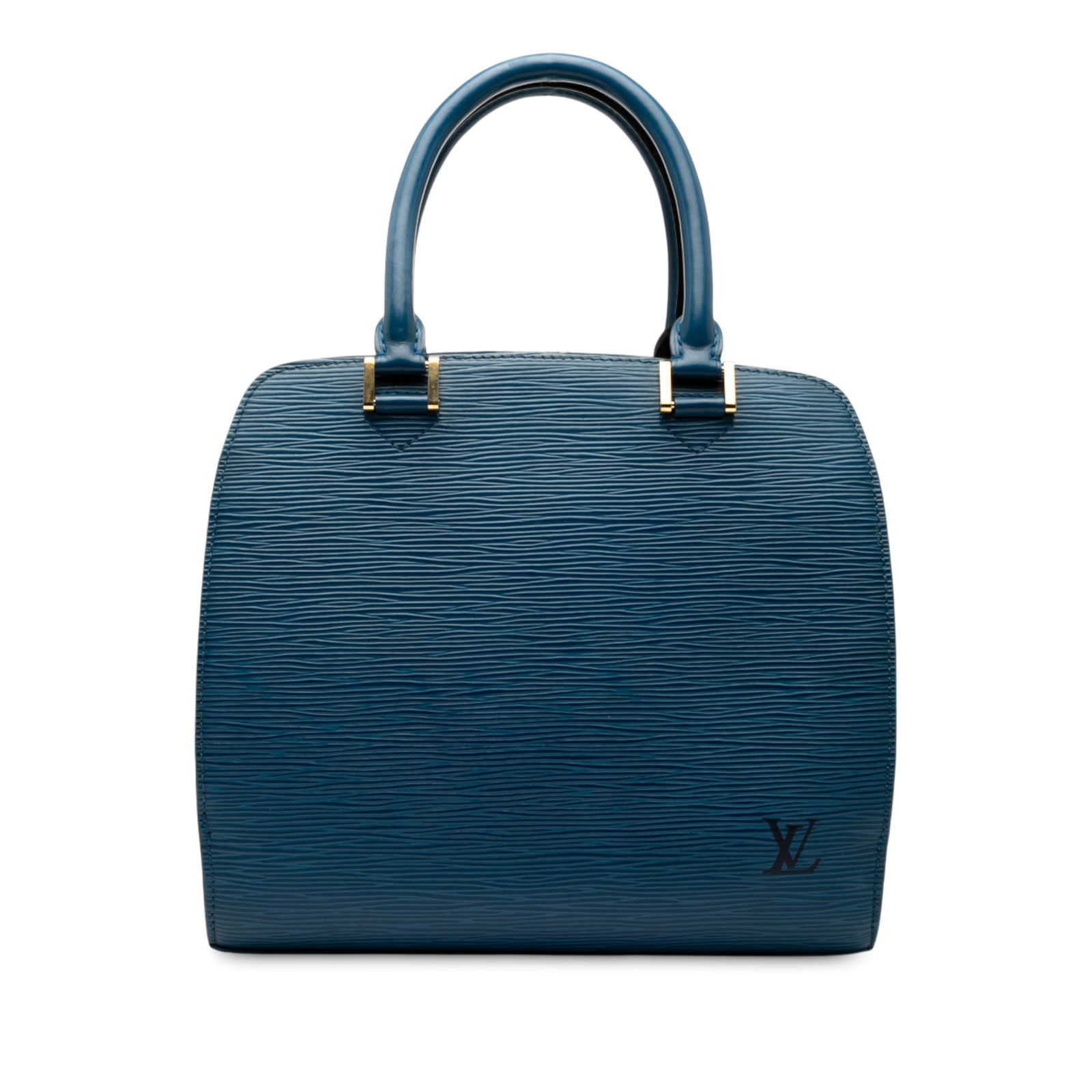 Louis Vuitton Epi Pont Neuf Blue Leather Handbag (1 of 7)