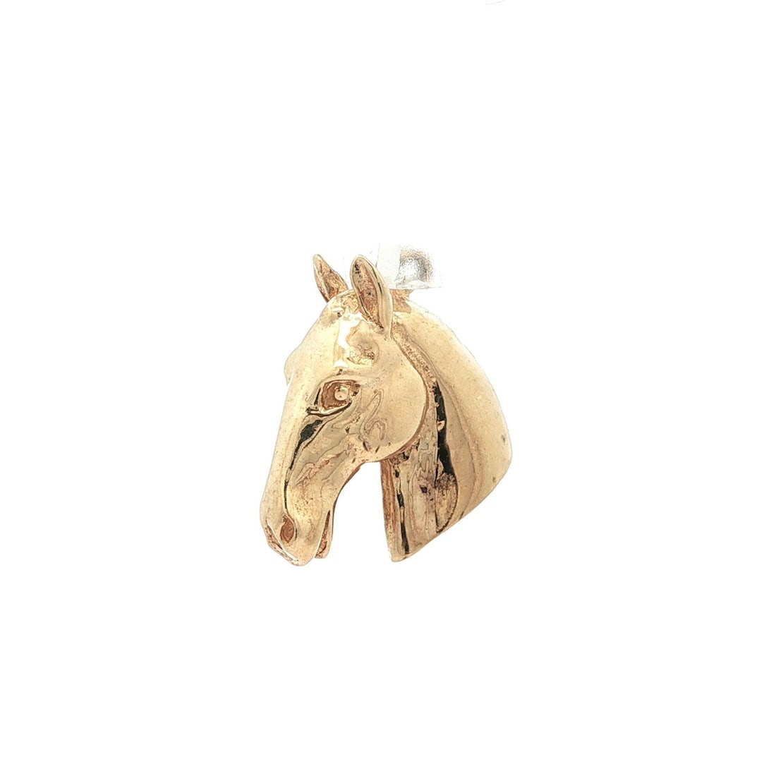 Vintage 14k Yellow Gold Horse Head Equestrian Charm Pendant (1 of 7)