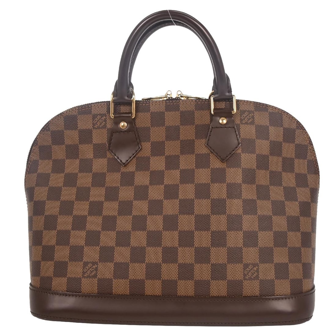Louis Vuitton Damier Alma Handbag N51131 Vintage Canvas Leather: Louis Vuitton Damier Alma Handbag N51131 Vintage Canvas Leather This vintage Louis Vuitton Damier Alma Handbag is a stylish and elegant accessory perfect for casual occasions. Featuring the iconic Dam