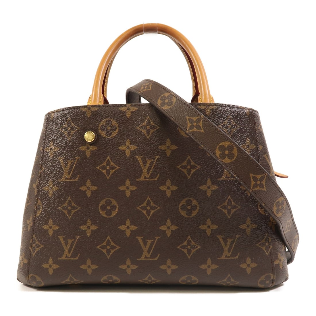 Louis Vuitton Montaigne BB Monogram Brown 2 Way Shoulder Bag M41055 (1 of 18)