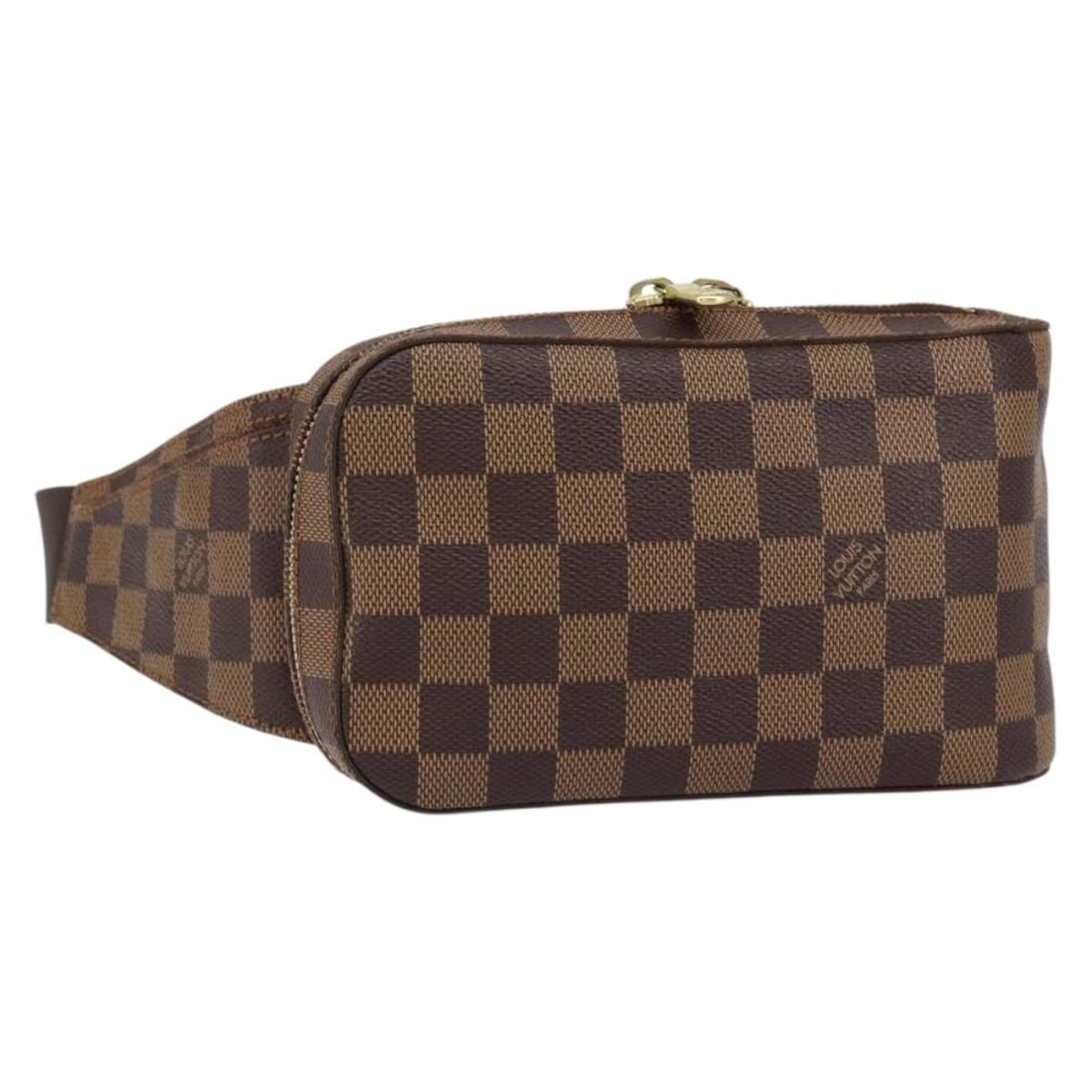 LOUIS VUITTON Damier Ebene Geronimos Shoulder Bag N51994 with Dust Bag: LOUIS VUITTON Damier Ebene Geronimos Shoulder Bag N51994 with Dust Bag This authentic Louis Vuitton Damier Ebene Geronimos Shoulder Bag combines luxury and practicality. Crafted from durable Damier Eb