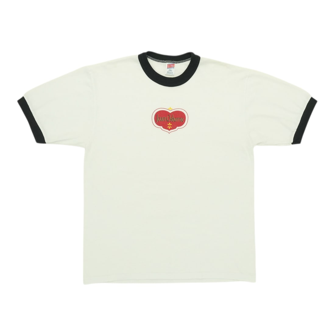 Vintage 1990s Joan Osborne White Cotton Shirt: Vintage 1990s Joan Osborne White Cotton Shirt Discover this original vintage 1990s Joan Osborne shirt, a must-have for any music or vintage clothing enthusiast. Crafted from 100% cotton, this shirt is