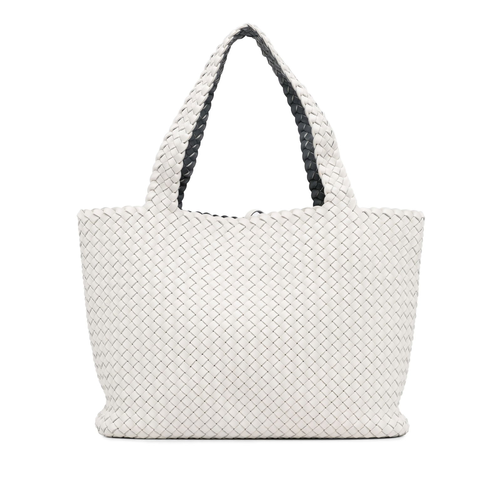 Bottega Veneta Bicolor Intrecciato Leather Tote Bag (1 of 12)