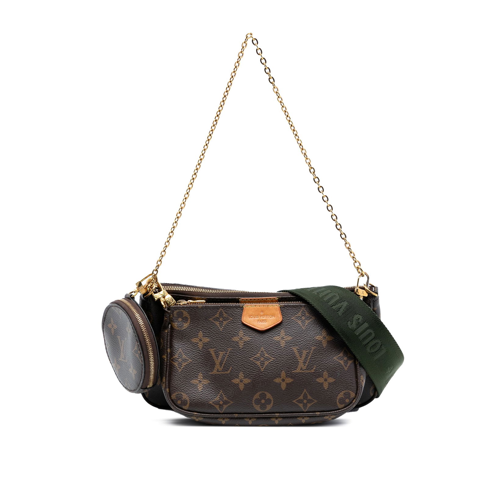 Louis Vuitton Monogram Multi Pochette Accessoires Bag with Chain and Pouches: Louis Vuitton Monogram Multi Pochette Accessoires Bag with Chain and Pouches The Louis Vuitton Monogram Multi Pochette Accessoires is a stylish and versatile handbag crafted from high-quality monogram