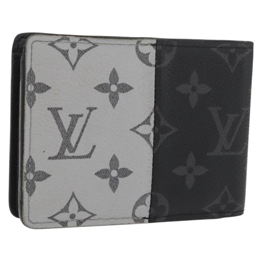 Monogram Eclipse Canvas Portefeuille Multipull Bifold Wallet by Louis Vuitton M63025: Monogram Eclipse Canvas Portefeuille Multipull Bifold Wallet by Louis Vuitton M63025 This Louis Vuitton Monogram Eclipse Split Portefeuille Multipull Wallet is crafted from Monogram Eclipse canvas and