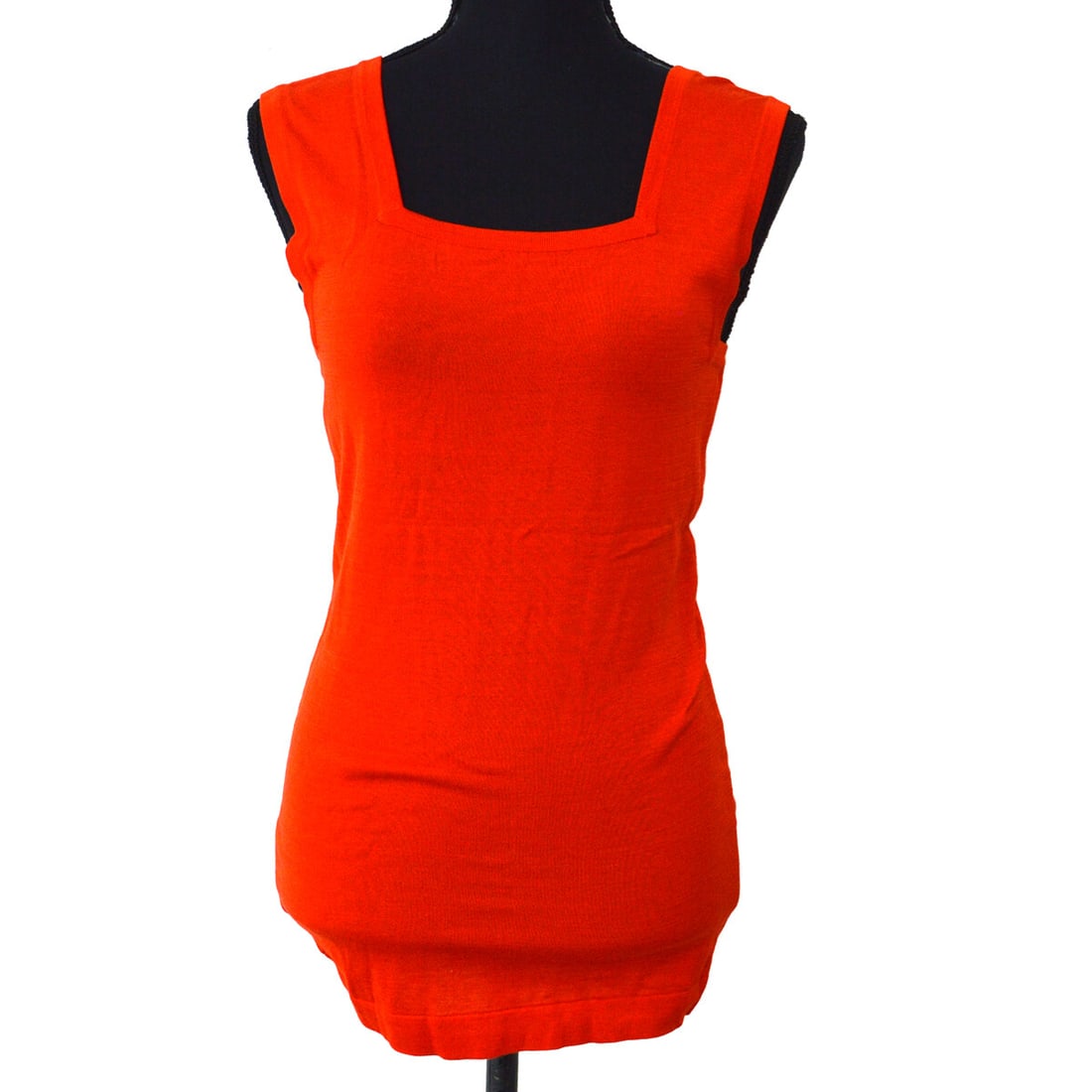 Chanel Vintage Red Sleeveless Tank Top #34 with Logo (1 of 8)