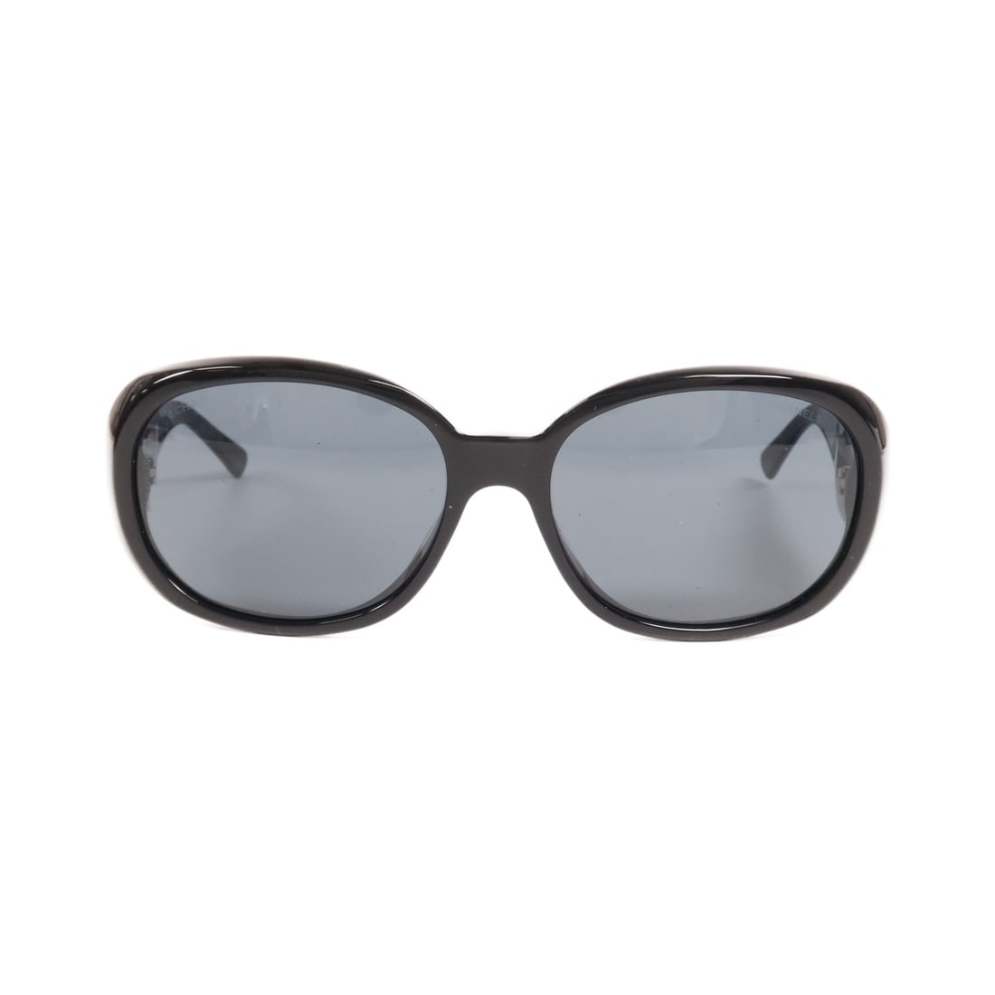 CHANEL Gray CC Sunglasses PVC Frame Made in France (1 of 9)