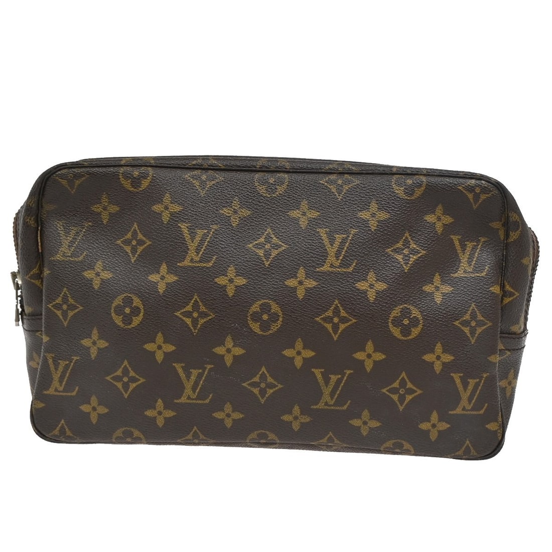 Brown Toiletry Pouch Louis Vuitton Pre-Owned Clutch Bag (1 of 1)