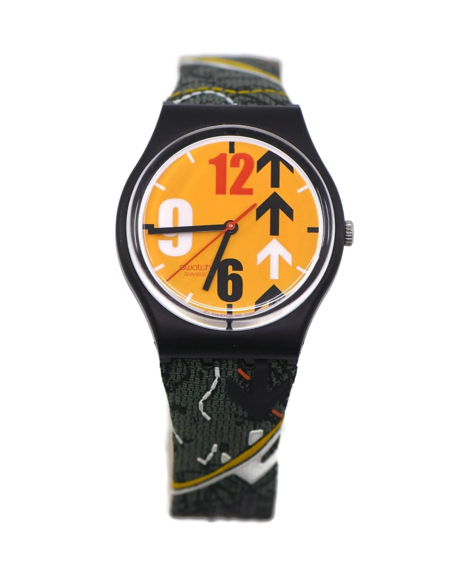 Swatch Gent Fast Turn GB233 Authentic Plastic Wristwatch (1 of 6)