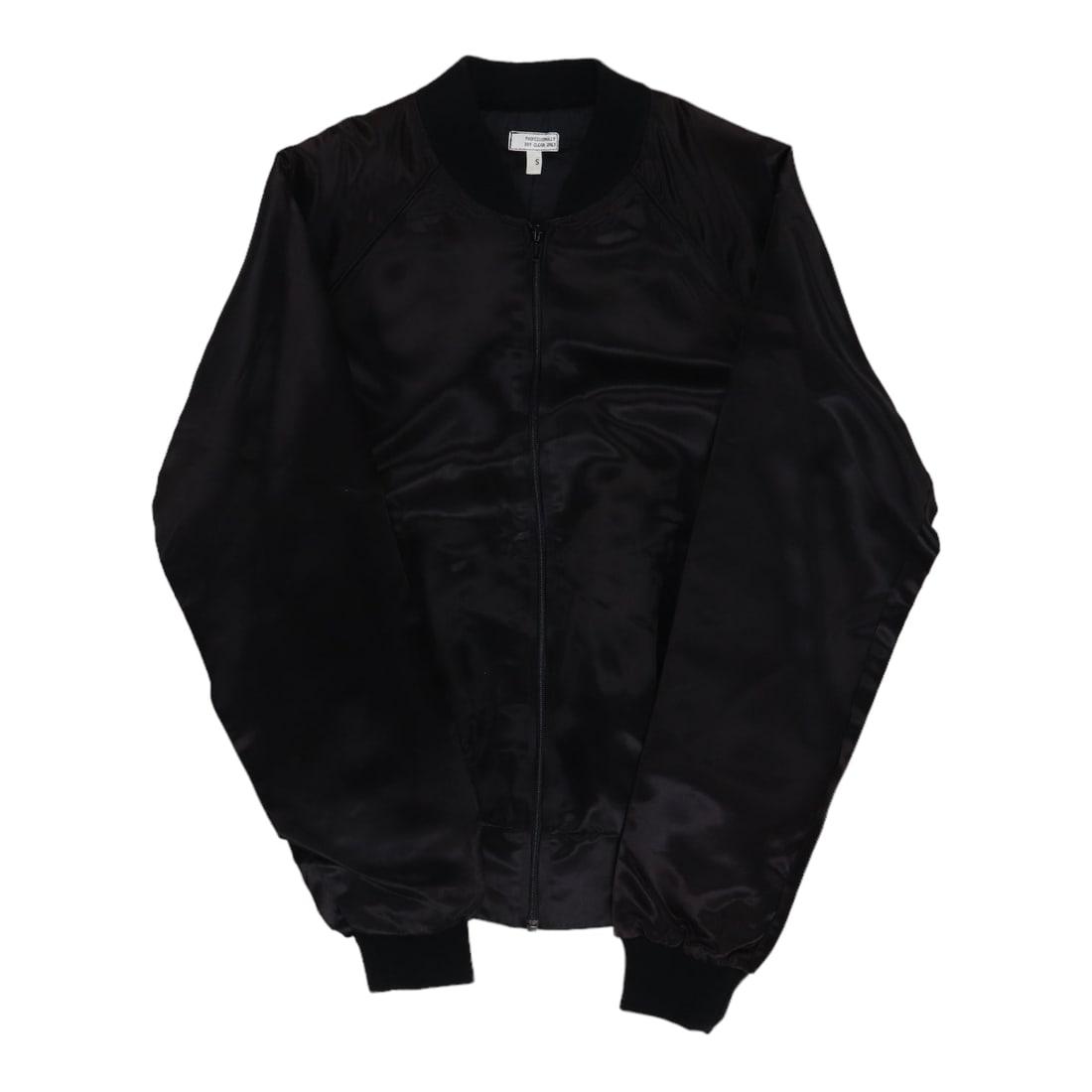 1982 Rolling Stones European Tour Satin Jacket Black Vintage (1 of 4)