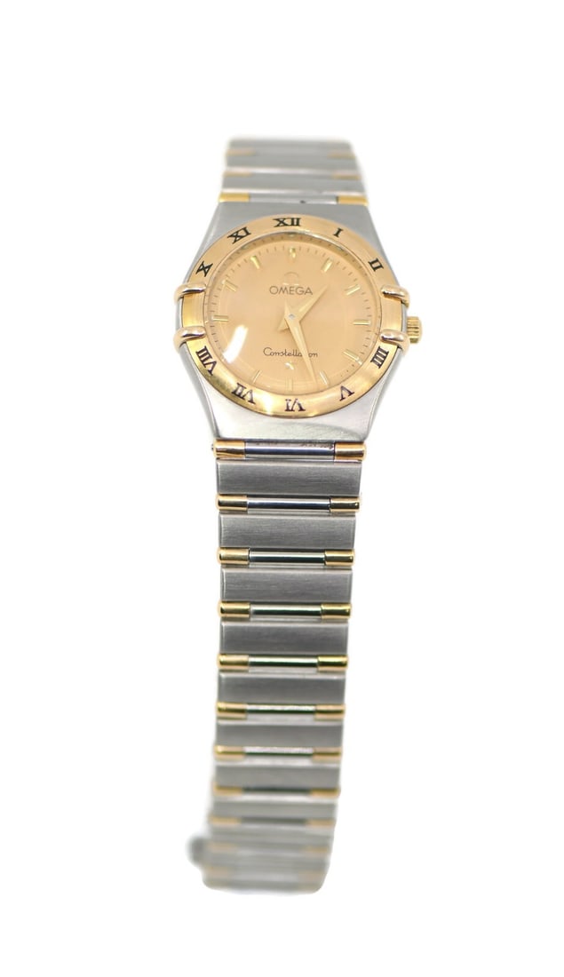 Omega Constellation Two Tone Quartz Watch with Box (1 of 5)