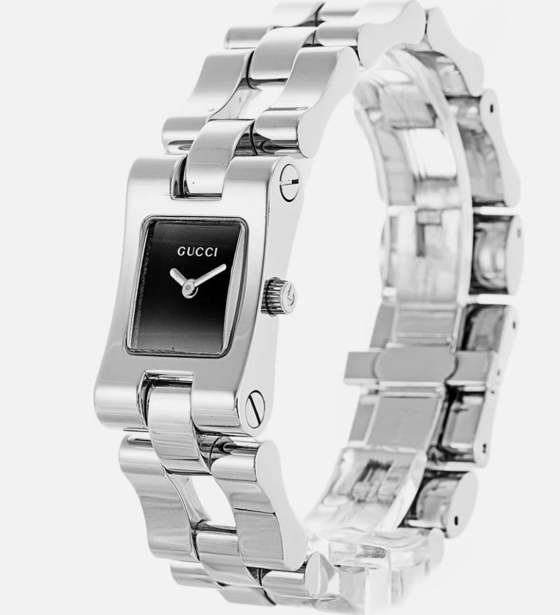 Gucci 2305L Stainless Steel Women's Watch with Black Dial 17mm (1 of 6)