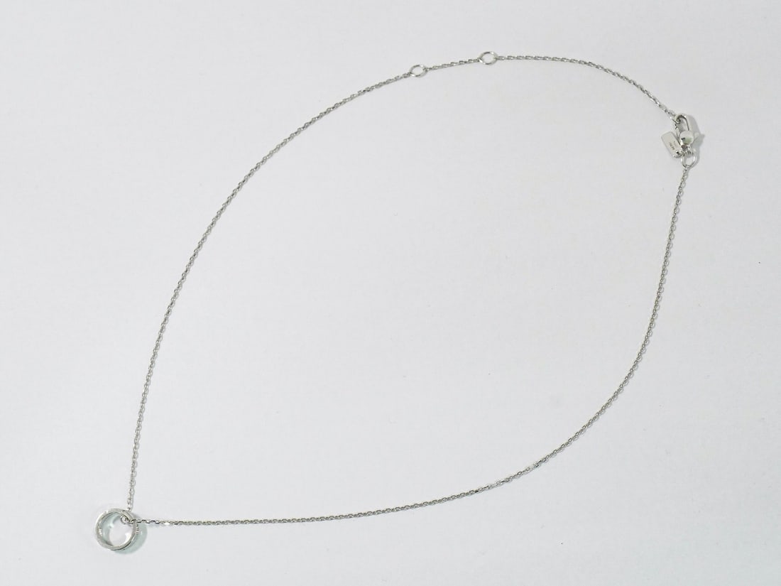 GG Icon Heart Pendant Necklace by Gucci in White (1 of 2)