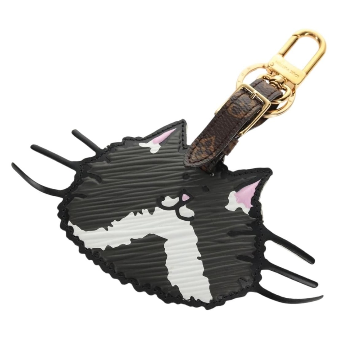 LOUIS VUITTON Monogram Epi Leather Key Holder MP2282 Gray: LOUIS VUITTON Monogram Epi Leather Key Holder MP2282 Gray This authentic LOUIS VUITTON Monogram Catgram Porte Address Key Holder is crafted from durable Epi Leather in a sophisticated gray and monogra