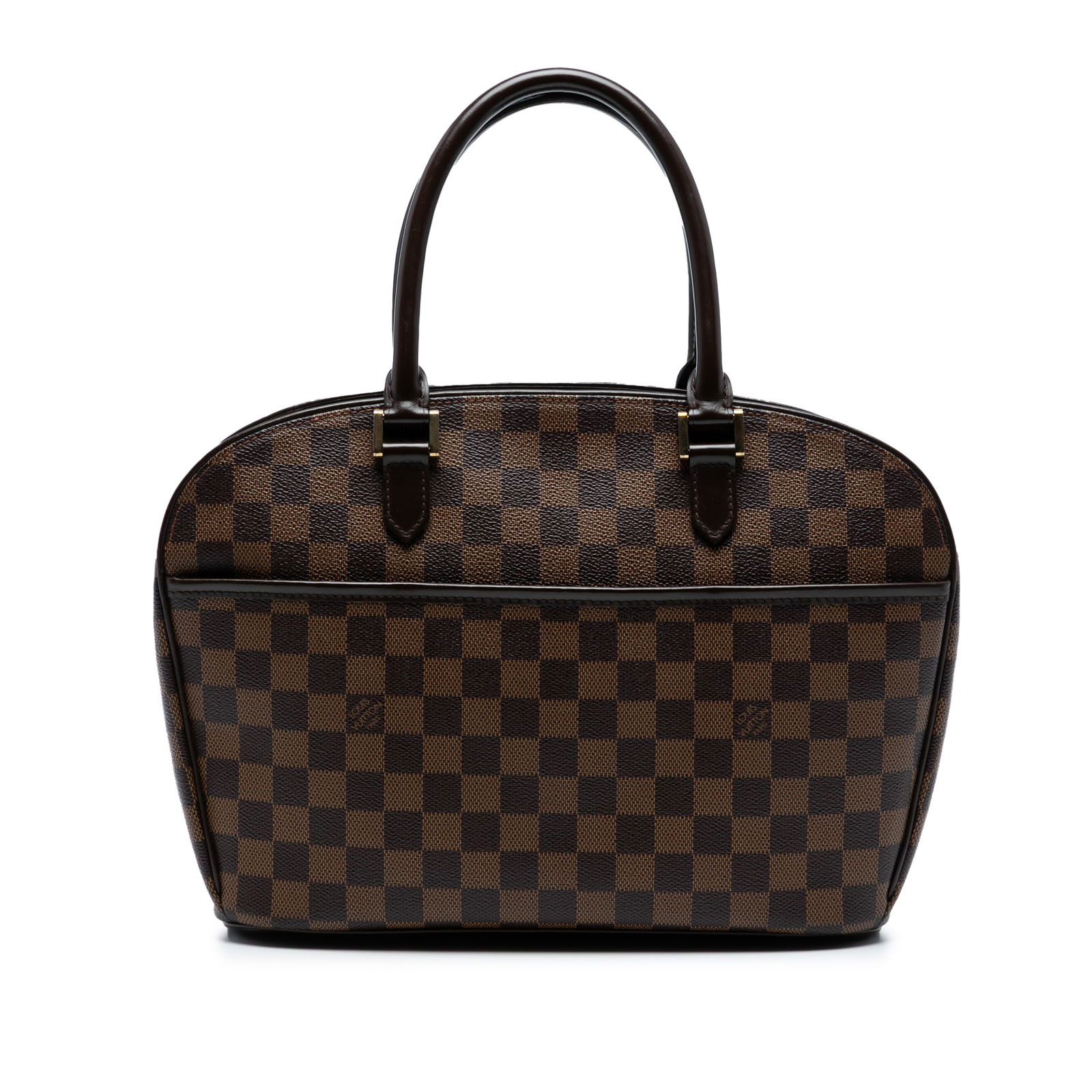 Louis Vuitton Damier Ebene Sarria Horizontal Handbag Brown (1 of 6)