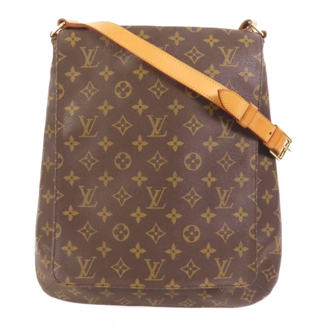 Louis Vuitton Musette Monogram Brown Crossbody Shoulder Bag M51256 (1 of 14)