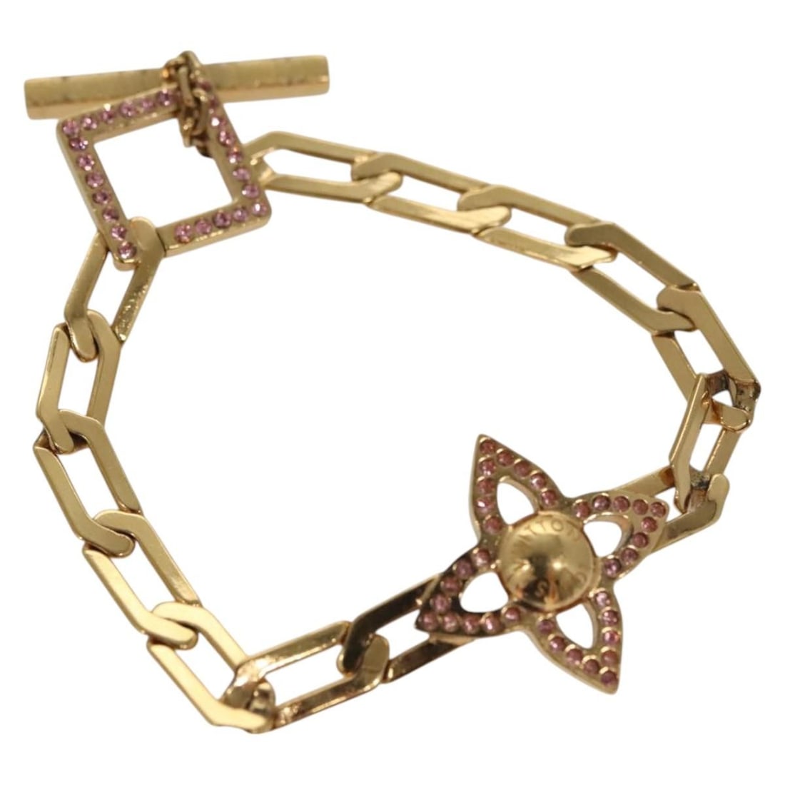 LOUIS VUITTON Gold Metal Power Bracelet M66091 Auth Italy: LOUIS VUITTON Gold Metal Power Bracelet M66091 Auth Italy This exquisite LOUIS VUITTON Power Bracelet is a stunning accessory crafted from high-quality metal in an elegant gold color. Designed in Ital