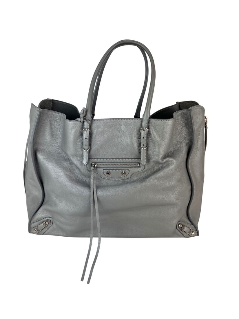Balenciaga Papier A4 Grey Leather Zip Around Shoulder Bag (1 of 11)