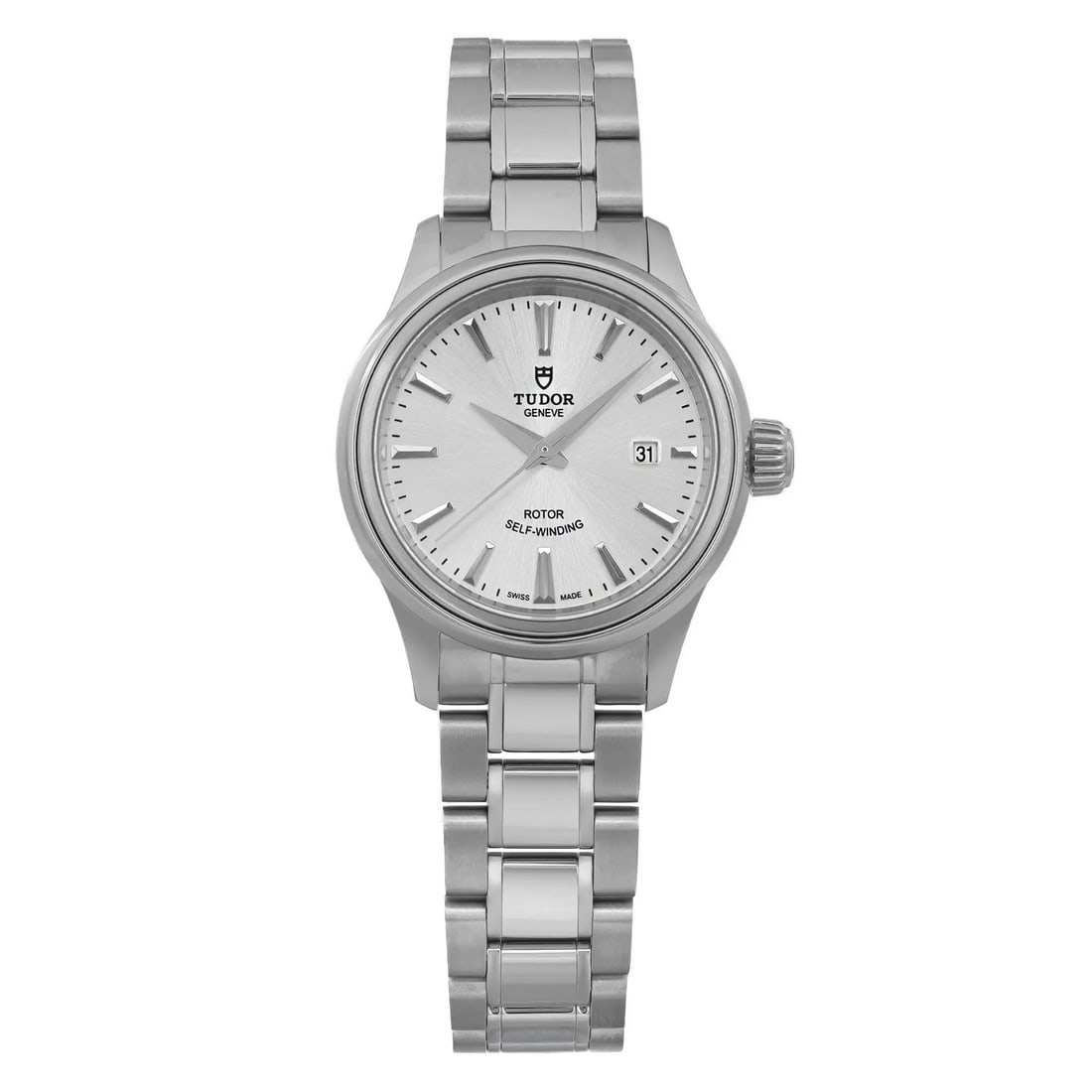 TUDOR Tudor Rotor 28mm Stainless Steel Ladies Watch with Grey Dial (1 of 7)