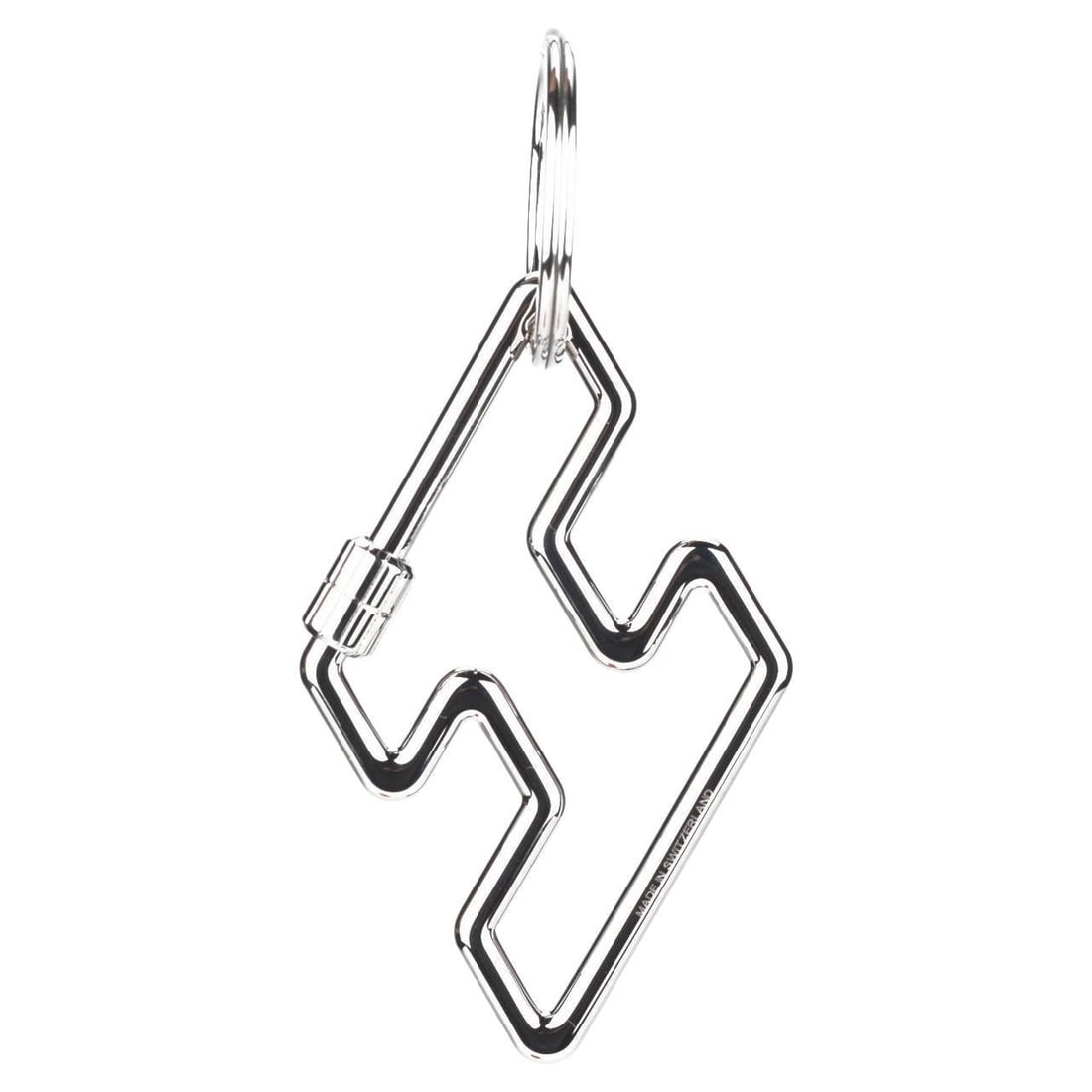 Hermes H Keychain Brushed Stainless Steel New In Box: Hermes H Keychain Brushed Stainless Steel New In Box This elegant Hermes H Keychain is crafted from brushed stainless steel, embodying a sophisticated design inspired by the H Speed belt. Measuring 1.