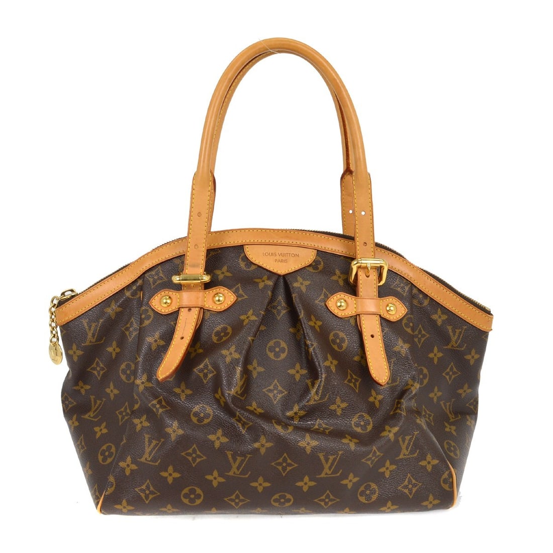 Louis Vuitton Monogram Tivoli GM Handbag M40144 Large Tote: Louis Vuitton Monogram Tivoli GM Handbag M40144 Large Tote Introducing the Louis Vuitton Monogram Tivoli GM Handbag, a stylish and functional accessory for any occasion. This large tote features a cla