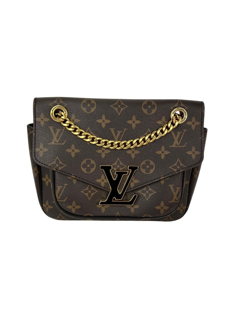 Louis Vuitton Louis Passy Monogram Crossbody Bag with Gold Hardware (1 of 15)