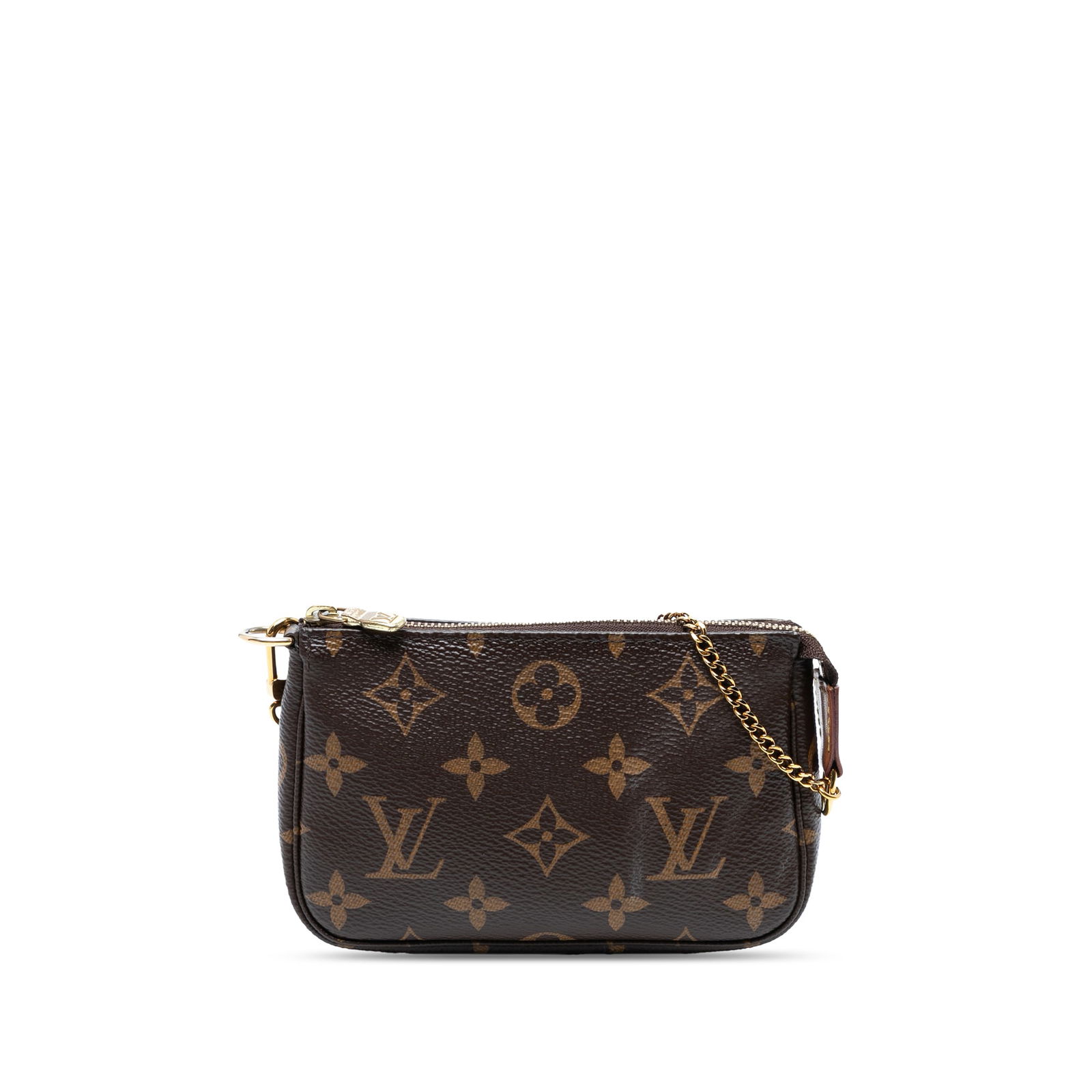 Louis Vuitton Monogram Mini Pochette Accessoires Brown Canvas Bag (1 of 7)