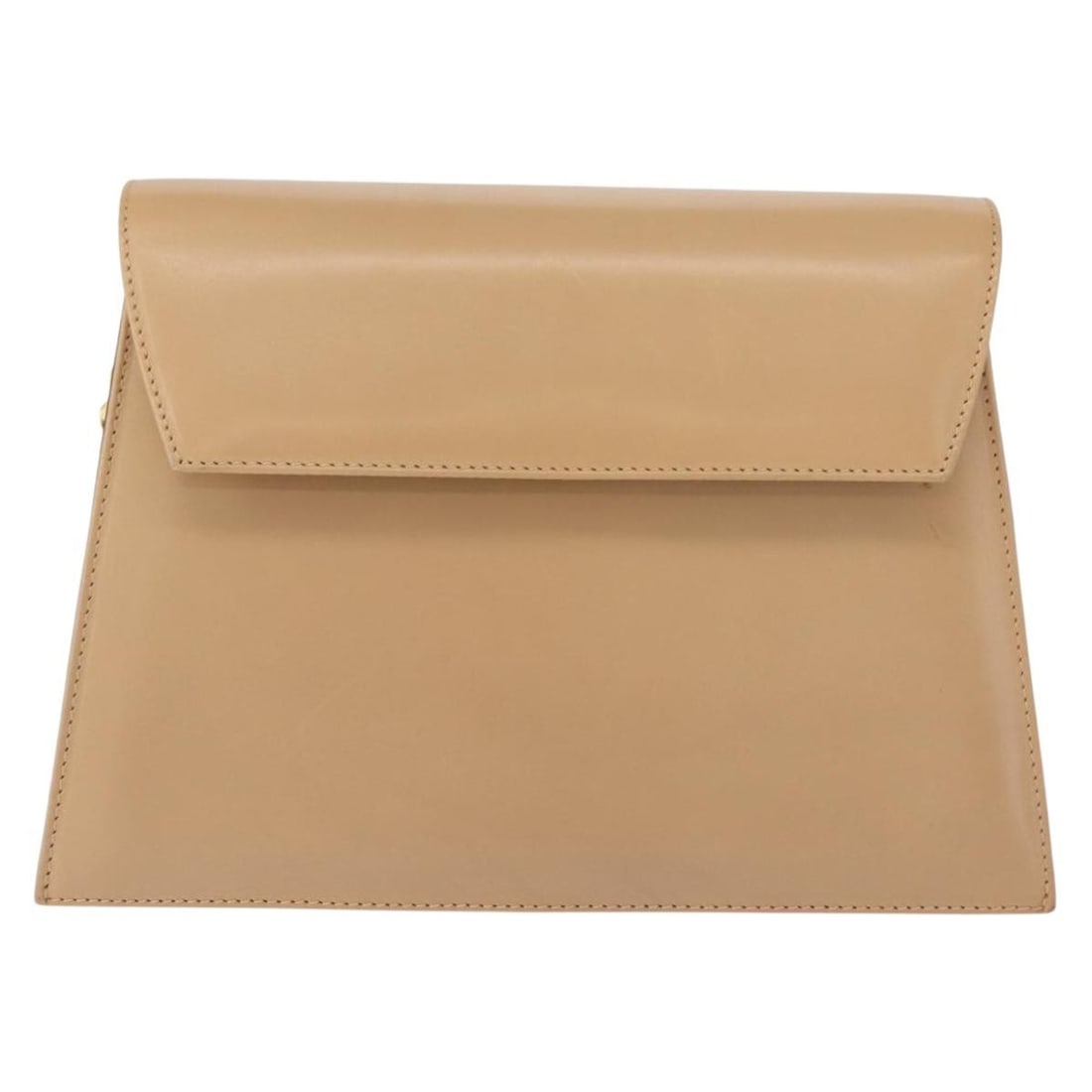 Beige Chain Flap Shoulder Bag by Salvatore Ferragamo (1 of 2)