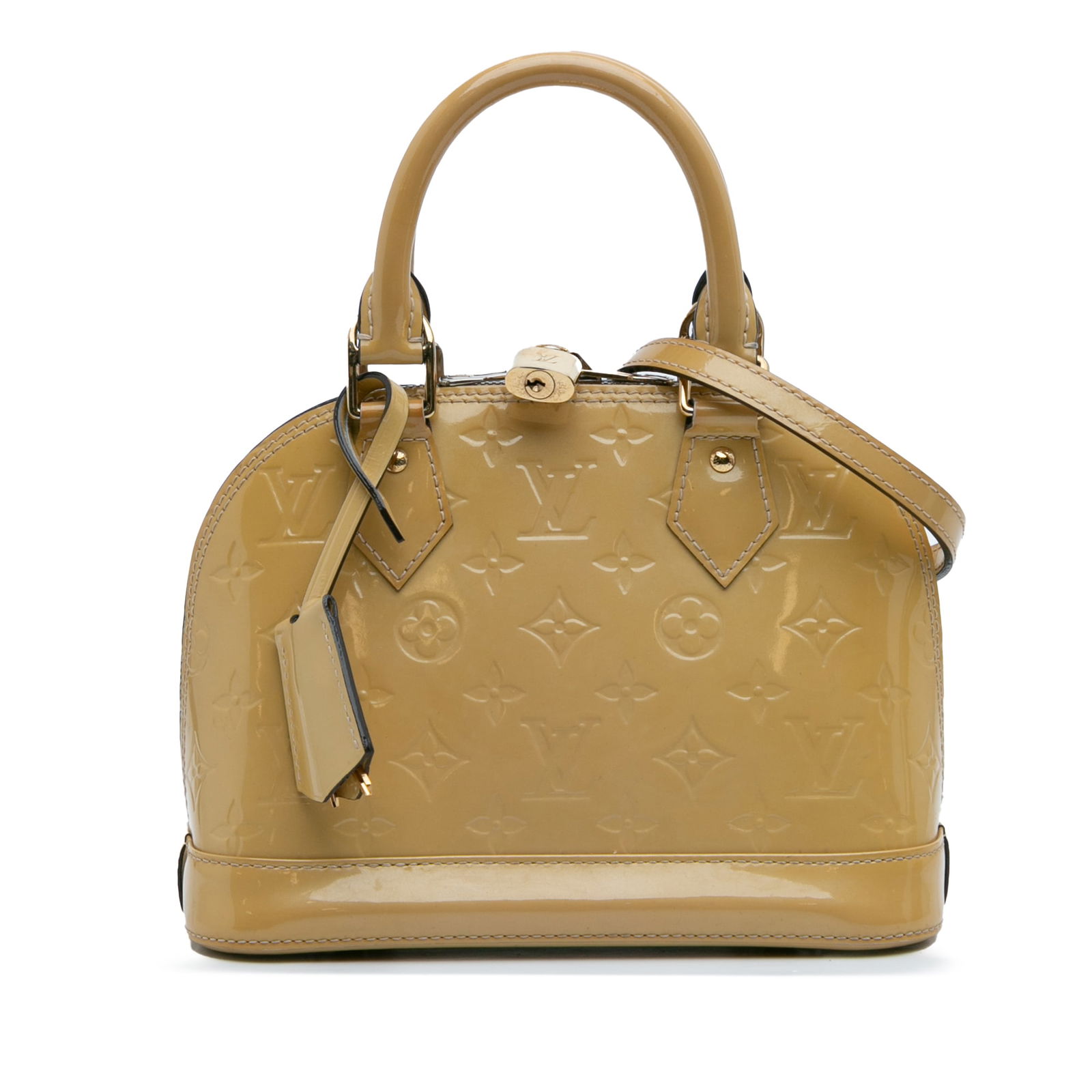Louis Vuitton Monogram Vernis Alma BB Bag with Detachable Strap (1 of 11)