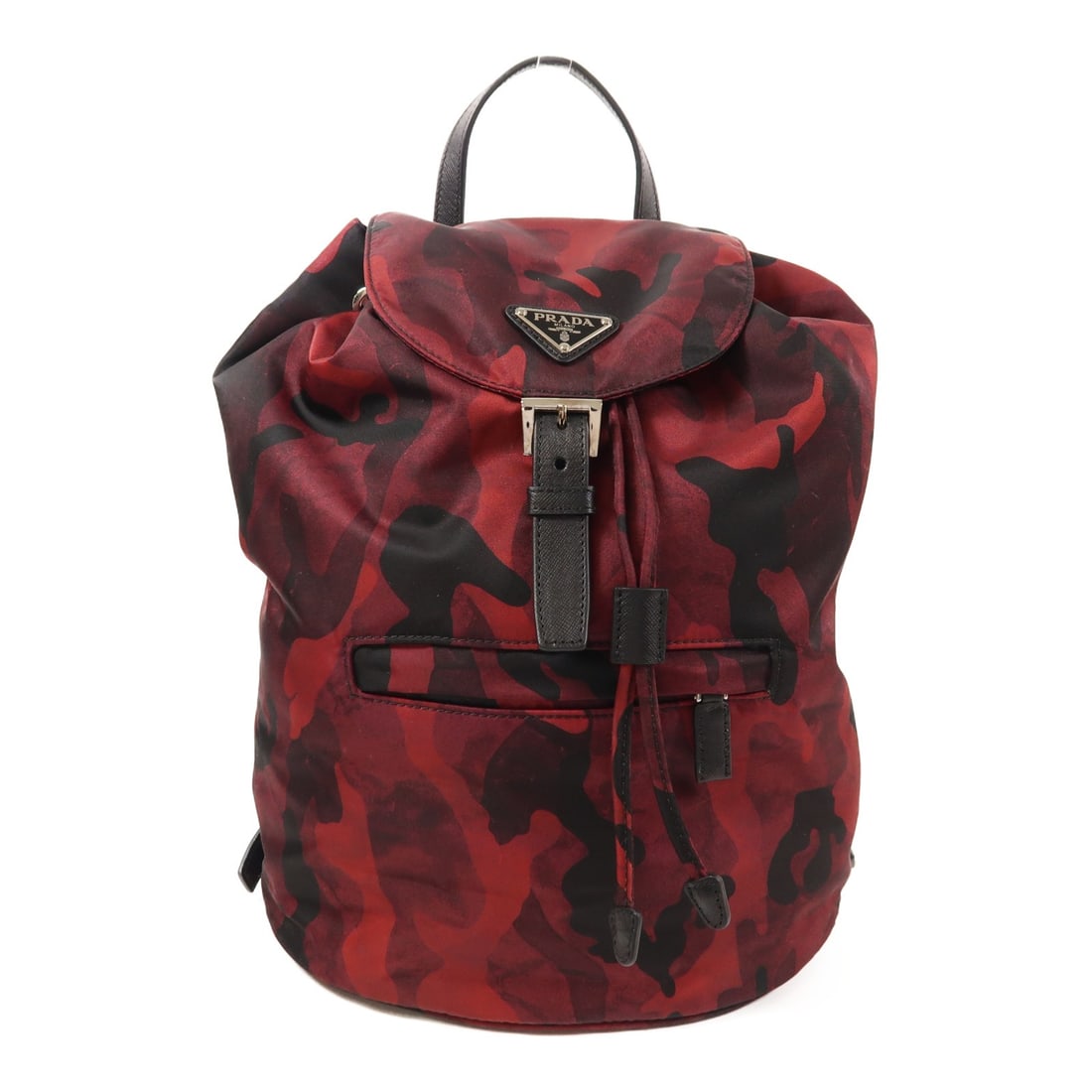 PRADA Red Camouflage Nylon Rucksack Backpack BZ0032 (1 of 14)