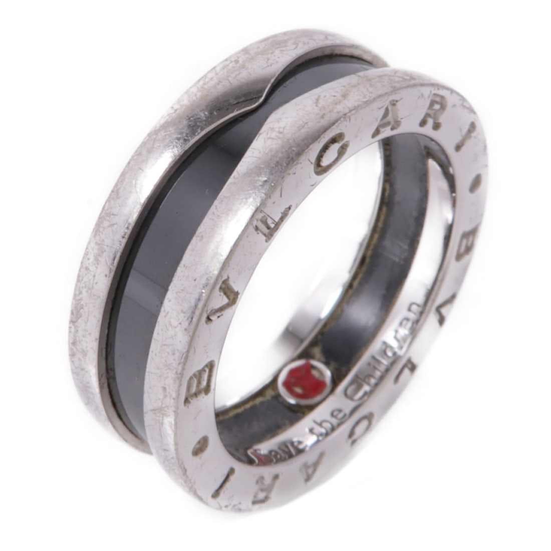 BVLGARI B-zero1 Save the Children Ring 925 Sterling Silver US 5.75 (1 of 8)