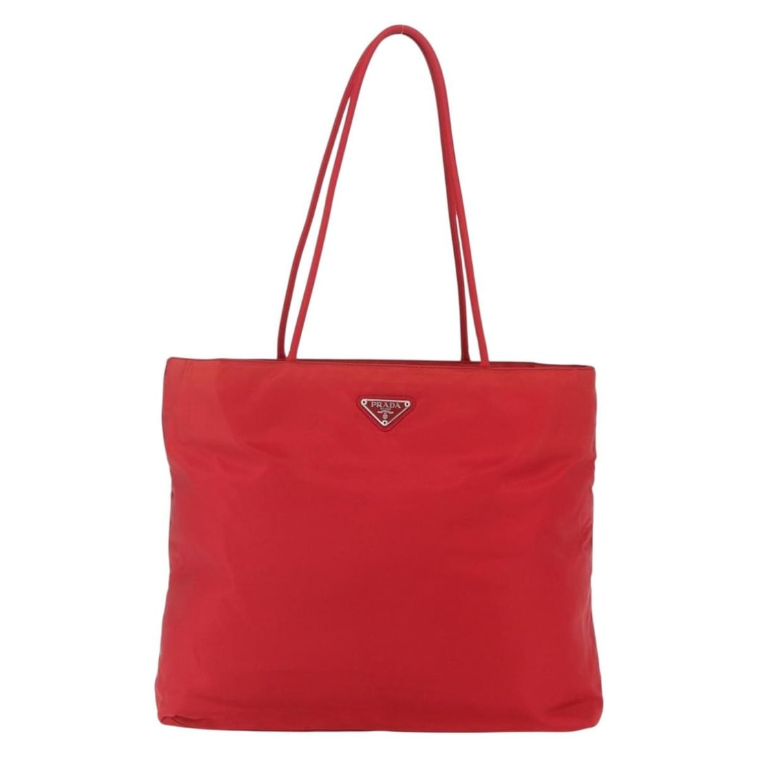 Red Vintage Zip Tote Bag by Prada (1 of 2)