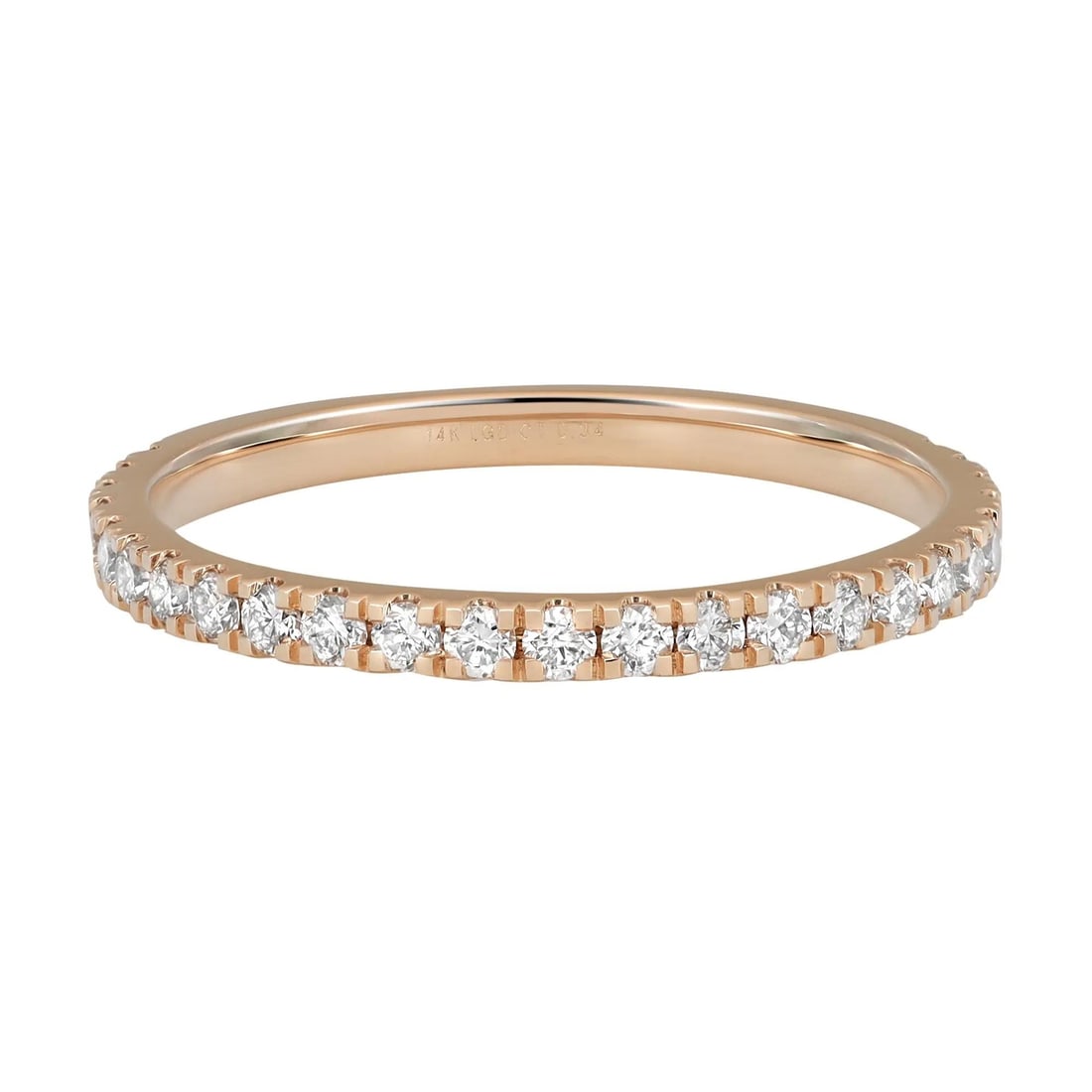 Rachel Koen 14K Yellow Gold Lab Grown Diamond Band Ring 0.34Cttw: Rachel Koen 14K Yellow Gold Lab Grown Diamond Band Ring 0.34Cttw Elevate your jewelry collection with this stunning Prong Set Round Cut Lab Grown Diamond Band Ring, expertly crafted in 14K yellow gold