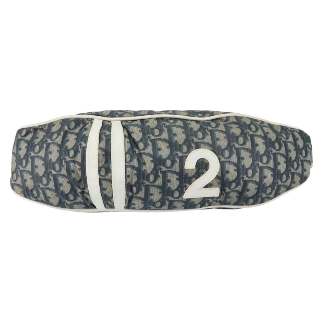 Navy Trotter Waist Bag by Christian Dior: Navy Trotter Waist Bag by Christian Dior This pre-owned Christian Dior Trotter belt bag features a navy colorway and is designed for female use. The bag displays overall signs of use, including surfac