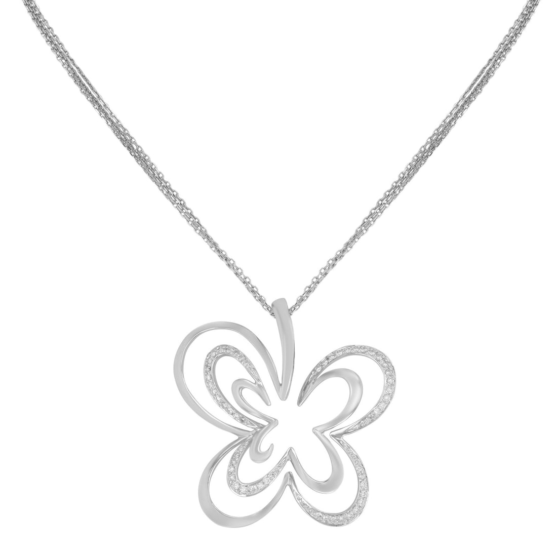 Saya 18K White Gold Diamond Pendant Necklace 0.20 cttw: Saya 18K White Gold Diamond Pendant Necklace 0.20 cttw Elevate your jewelry collection with this exquisite Saya Diamond Pendant Necklace, crafted from premium 18K white gold. This elegant piece featur