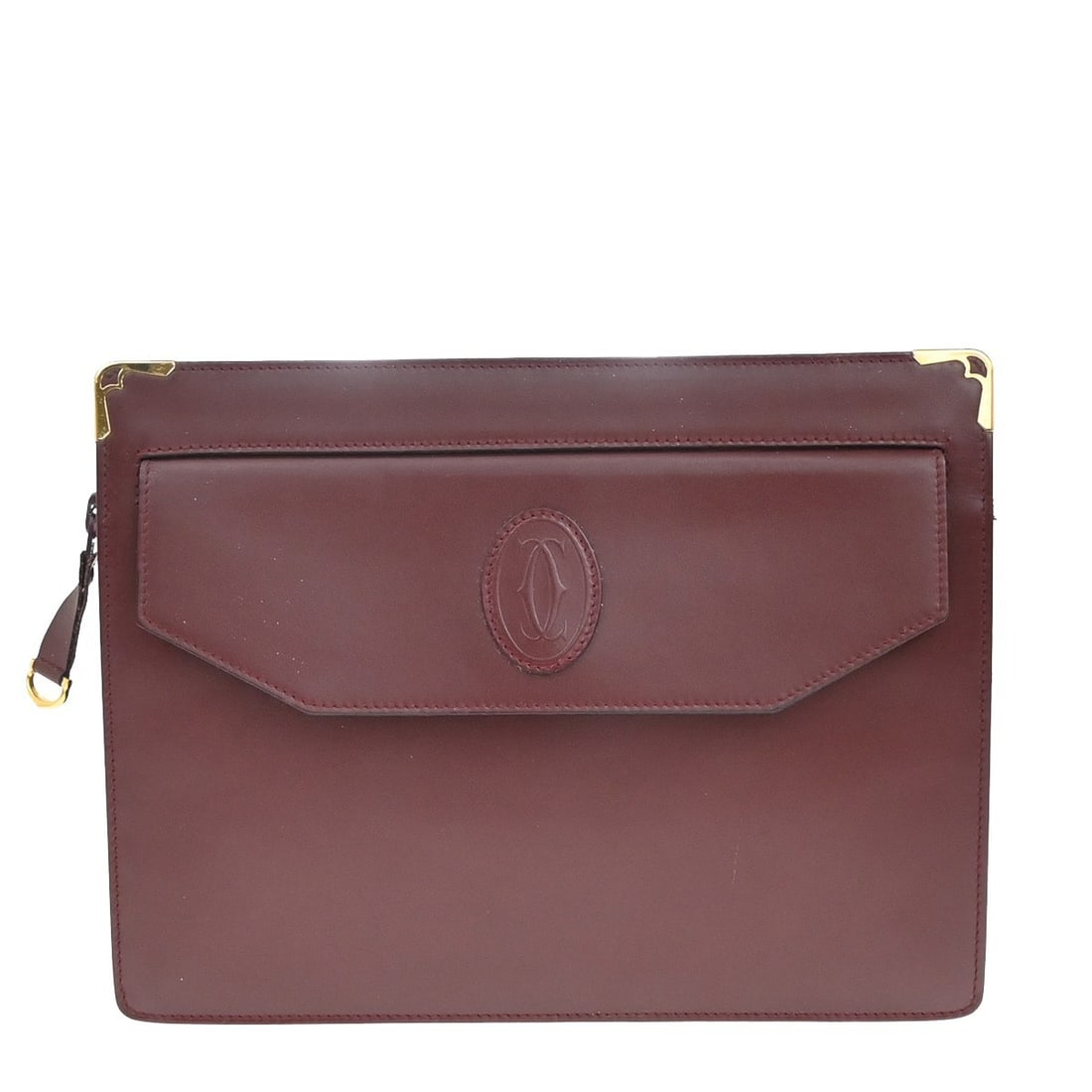 Red Must de Cartier Women's Clutch Pre-Owned (1 of 2)