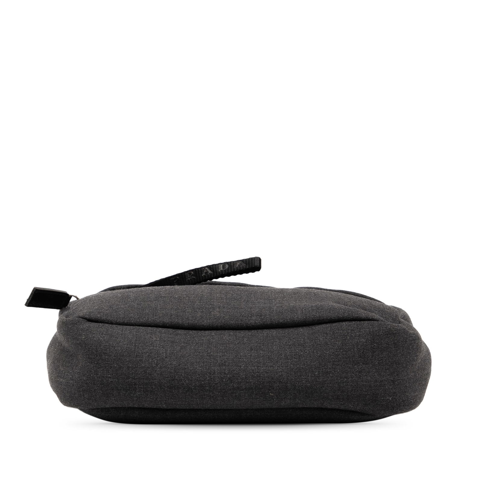 Prada Gray Polyester Pouch with Zip Closure - 3