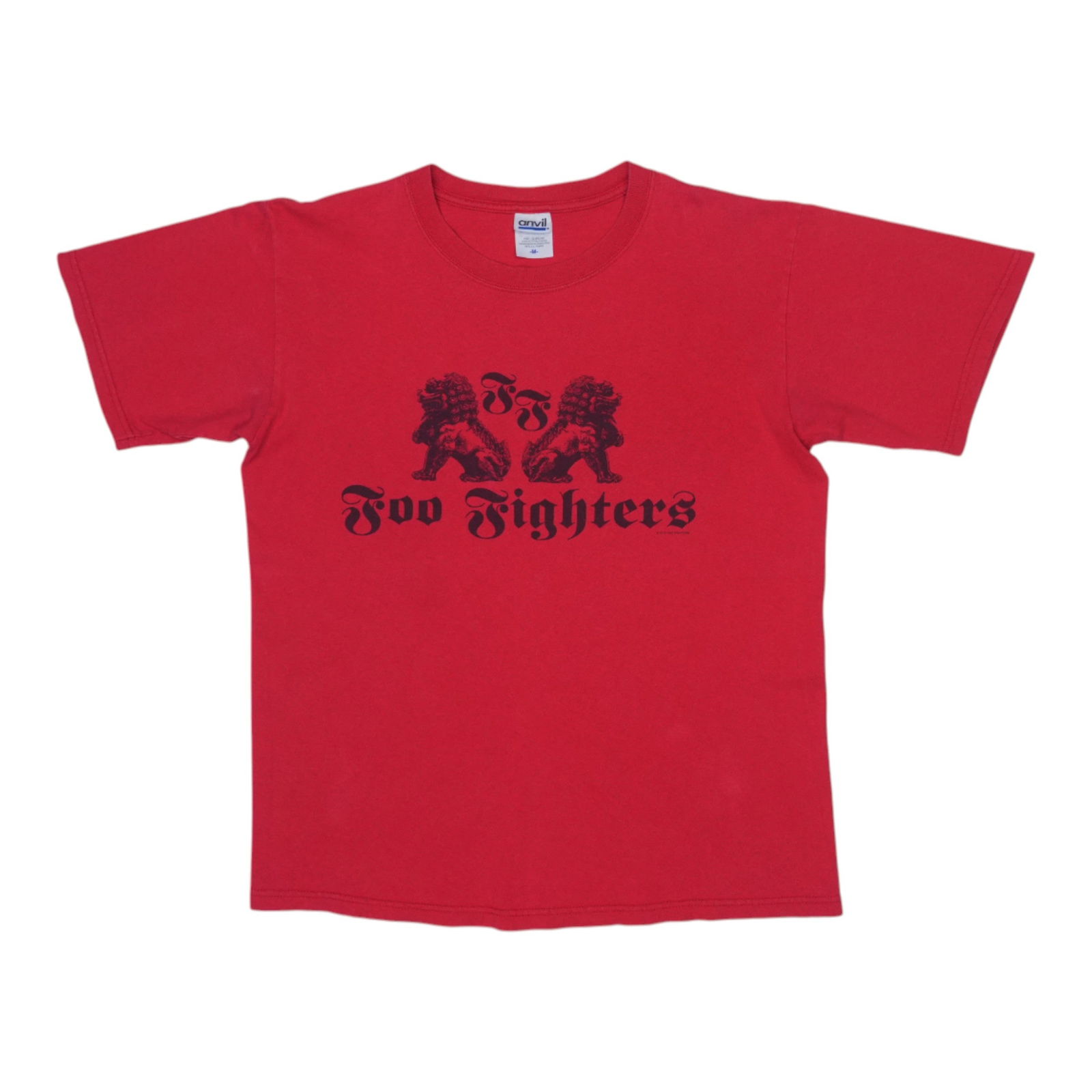 Vintage 2005 Foo Fighters Red Concert T Shirt Size Medium: Vintage 2005 Foo Fighters Red Concert T Shirt Size Medium This is an original vintage 2005 Foo Fighters Tour Shirt featuring front and back graphics. The shirt is made from 100% cotton and comes in re