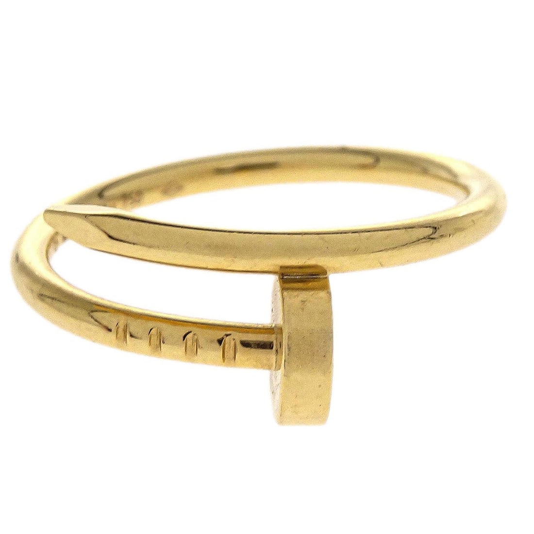 Cartier Juste Un Clou Gold Ring Size 52 Au750 French Vintage (1 of 4)