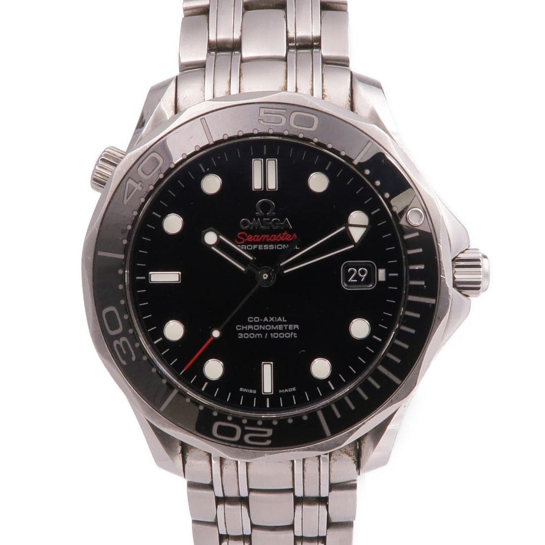 Seamaster Diver 21230412001003 Omega Automatic Black Dial Stainless Steel Watch (1 of 18)