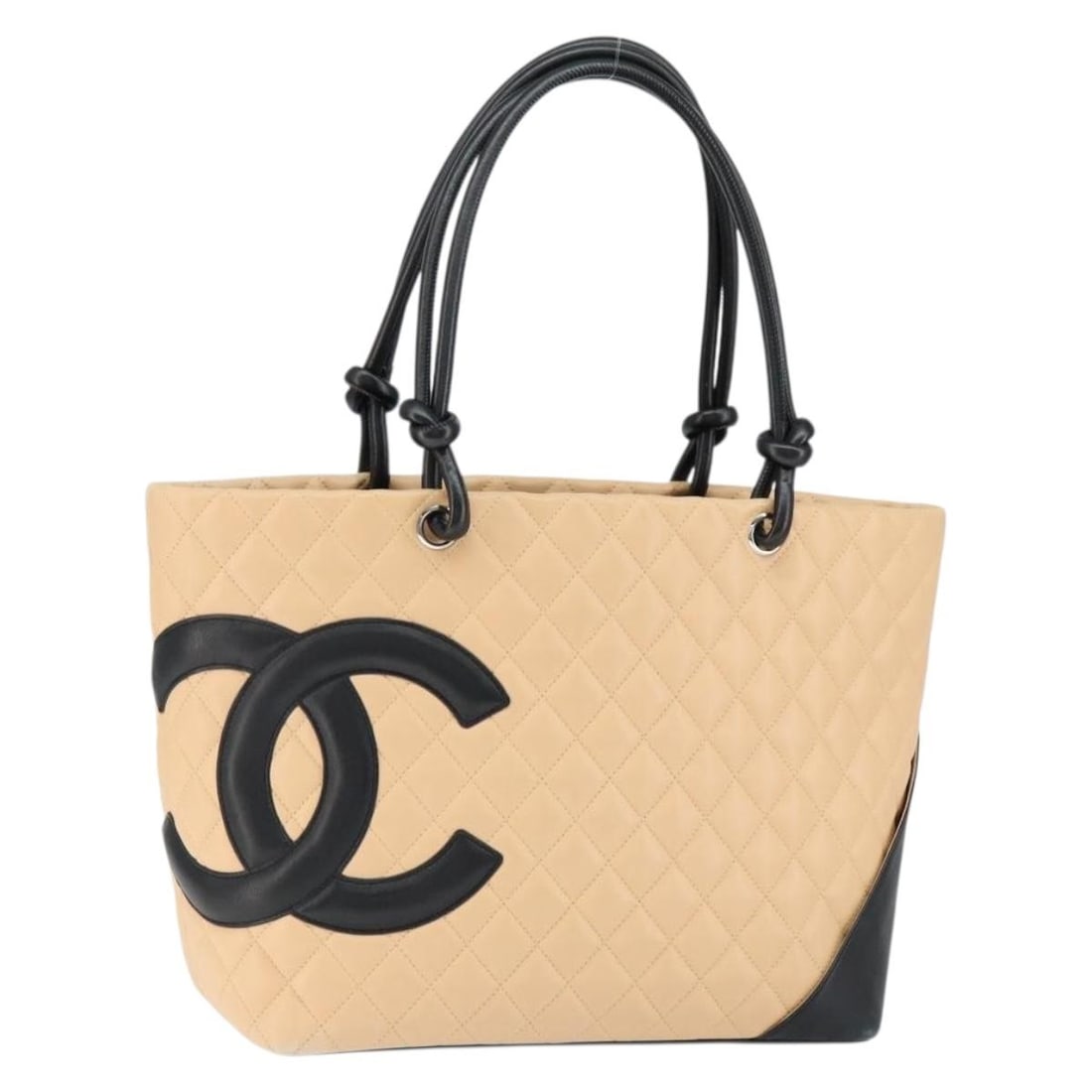 Beige Cambon Line Matelasse Tote Bag by Chanel (1 of 1)