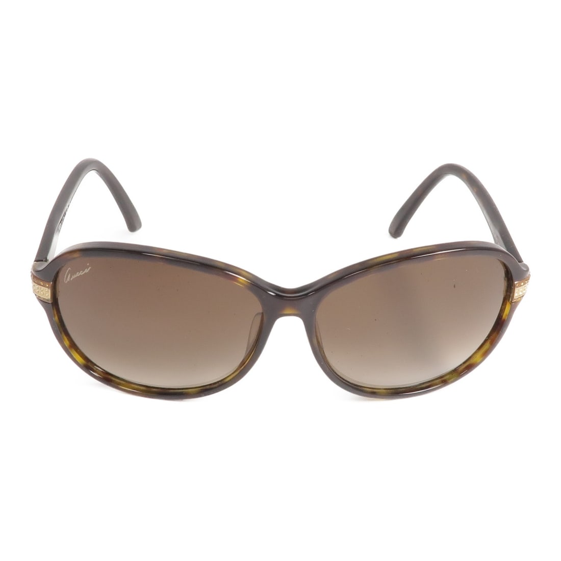 Brown PVC Frame Sunglasses by GUCCI (1 of 11)
