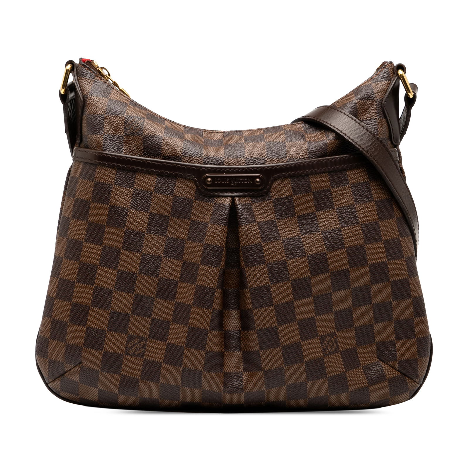 Louis Vuitton Damier Ebene Bloomsbury PM Bag with Repainted Strap (1 of 8)