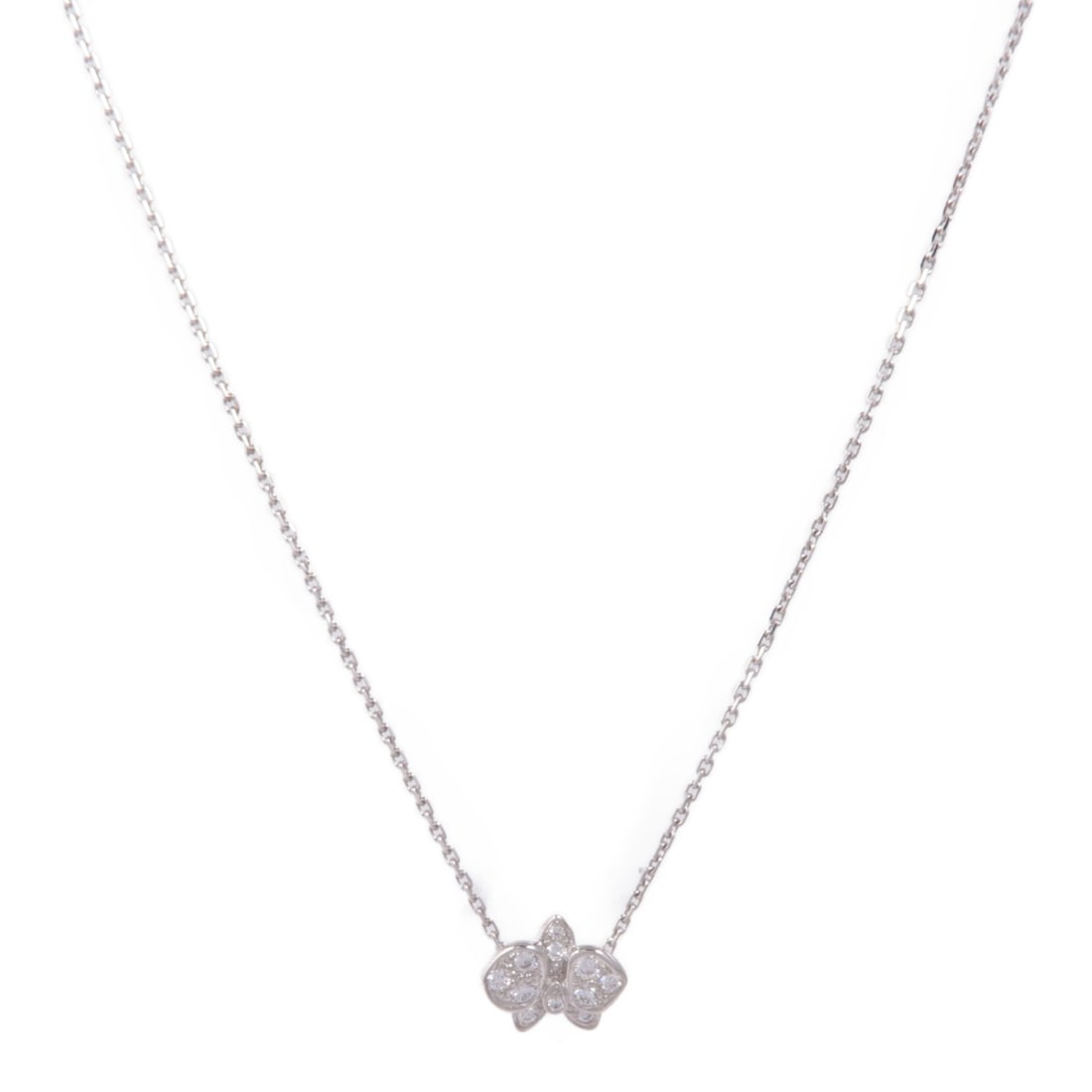 CARTIER Caresse d'Orchidees Necklace K18 White Gold Diamond B7015300 (1 of 7)