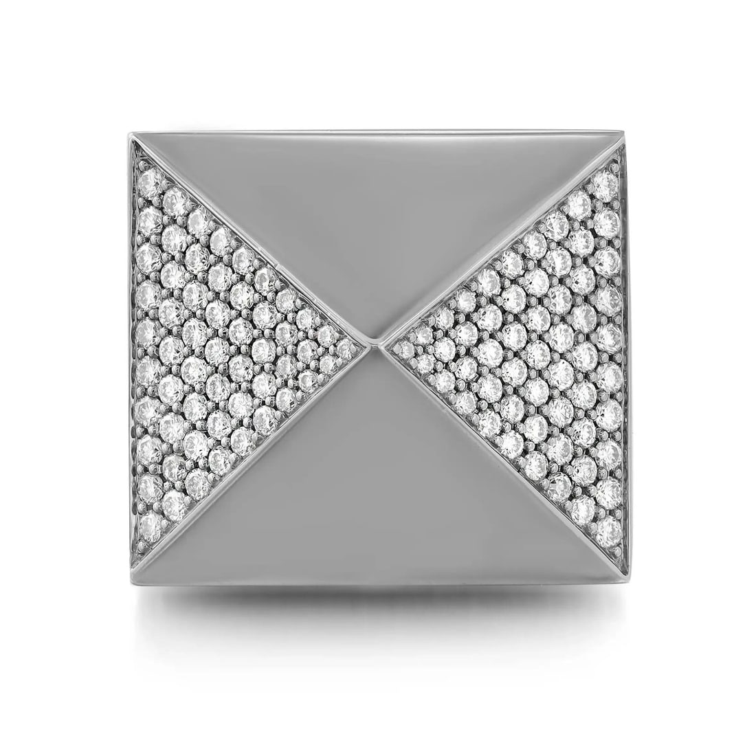 Messika Spiky 1.06 Carat Diamond Cocktail Ring 18K Black Gold: Messika Spiky 1.06 Carat Diamond Cocktail Ring 18K Black Gold Make a statement with the Messika Spiky Diamond Cocktail Ring, an exquisite piece that combines modern elegance with timeless beauty. This